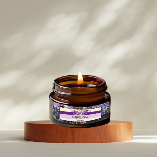 Vela cera de Soya de Lavanda