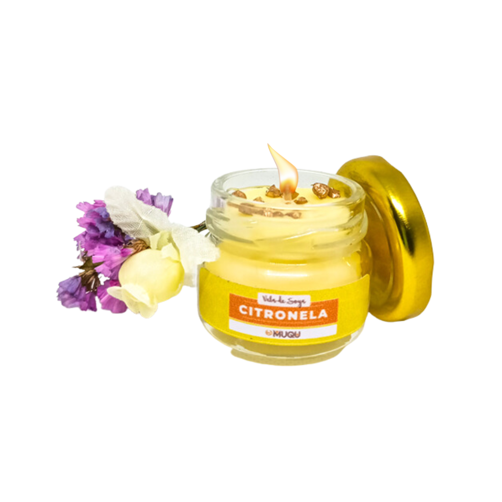 Vela de Soya Citronela