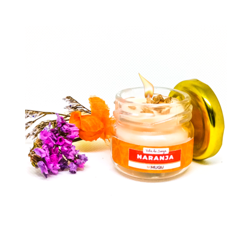 Vela de Soya Naranja