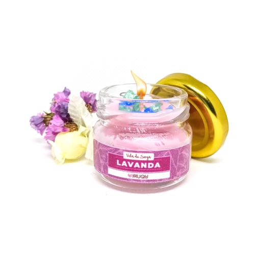 Vela de Soya de Lavanda