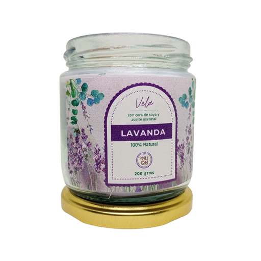 Vela de Soya Lavanda