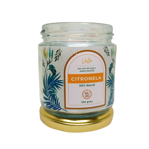 Vela de Soya Citronela