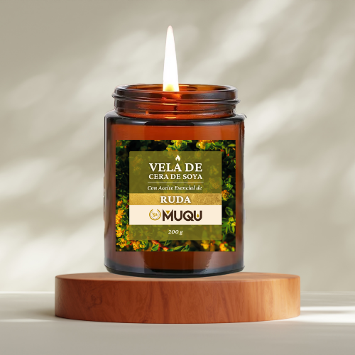 Vela cera de soya Ruda 