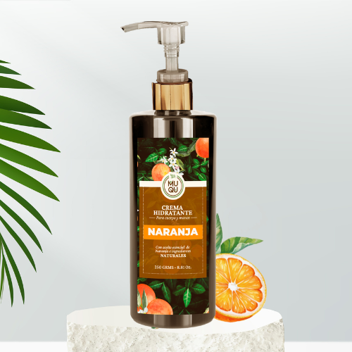 Crema Hidratante Aceite esencial Naranja 
